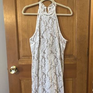 Lace white dress